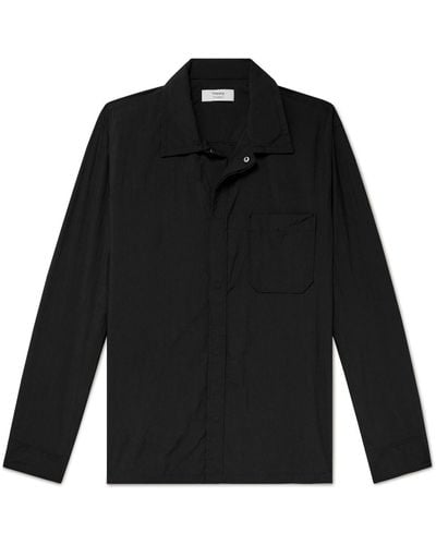 Theory Lucas Ossendrijver Nylon Shirt - Black
