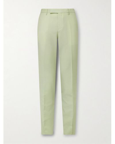 Paul Smith Slim-fit Wool And Mohair-blend Suit Pants - Green