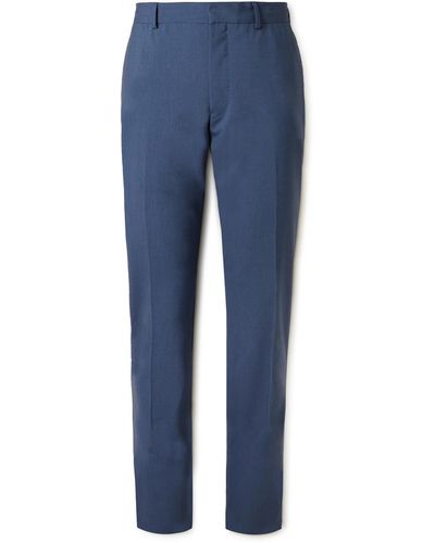 Dunhill Travel Wool Elasticated Suit Pants - Blue