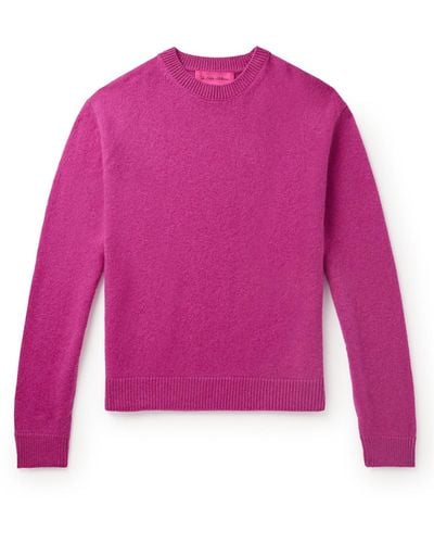 The Elder Statesman Cashmere Sweater - Pink