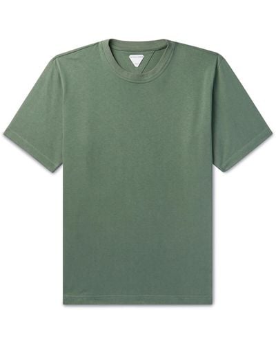 Bottega Veneta Sunrise Cotton-jersey T-shirt - Green