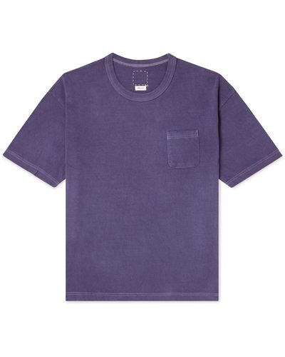 Visvim Jumbo Cotton-jersey T-shirt - Purple