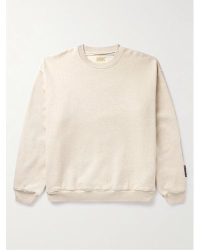 Kapital Patchwork Cotton-jersey Sweatshirt - Natural