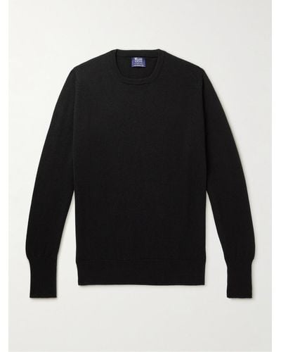 William Lockie Oxton Cashmere Sweater - Black