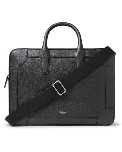 Mulberry Full-grain Leather Briefcase - Black