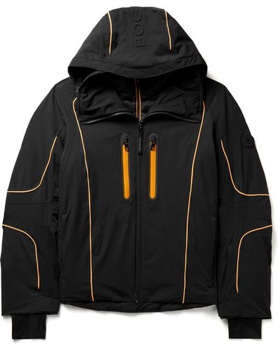 Bogner Faris-t Layered Hooded Ski Jacket - Black