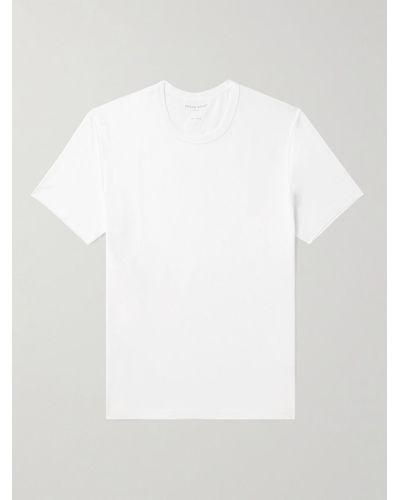 Derek Rose T-shirt in jersey di cotone Barny 2 - Bianco