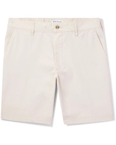 Peter Millar Crown Comfort Slim-fit Straight-leg Woven Shorts - White