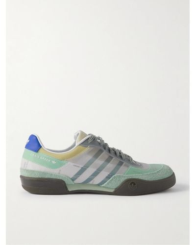 adidas Originals Craig Green Squash Polta Akh Leather And Suede-trimmed Mesh Trainers
