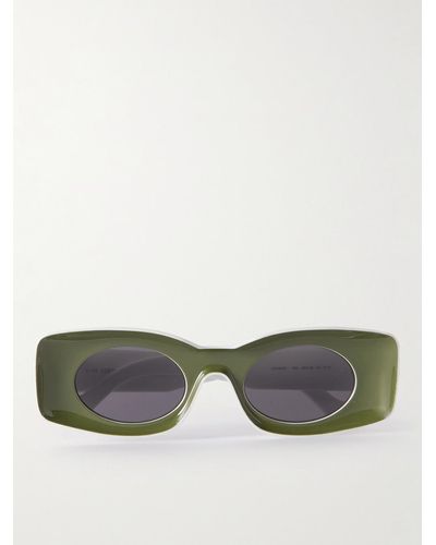 Loewe Paula's Ibiza Rectangular-frame Acetate Sunglasses - Grey
