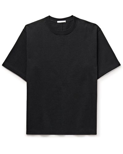 The Row Steven Cotton-jersey T-shirt - Black