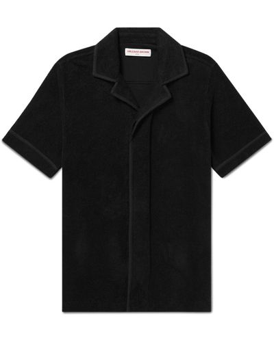 Black Orlebar Brown Shirts for Men | Lyst