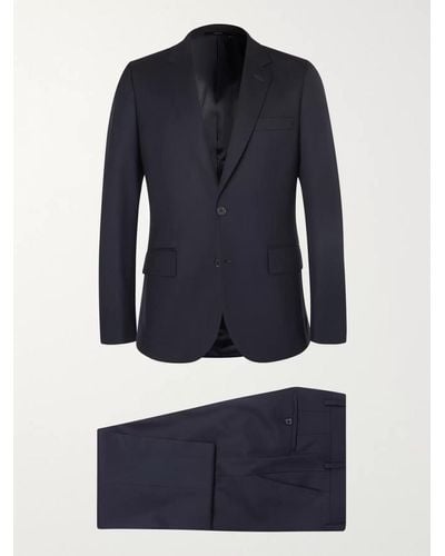 Paul Smith A Suit To Travel In Soho dunkelblauer Anzug aus Wolle mit schmaler Passform