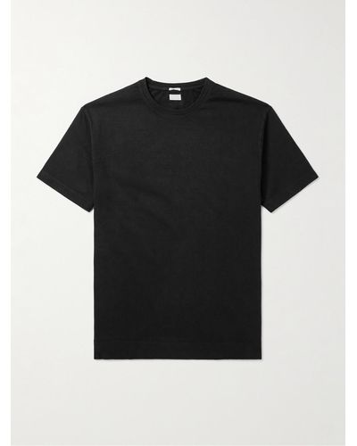 Massimo Alba Nevis Cotton-jersey T-shirt - Black