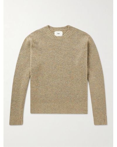 Folk Chain Knitted Sweater - Natural