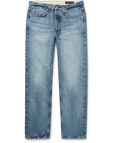 Rag & Bone Fit 4 Straight-leg Denim Jeans - Blue