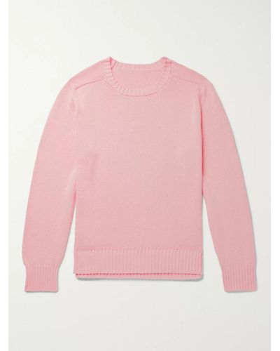 Anderson & Sheppard Pullover aus Baumwolle - Pink