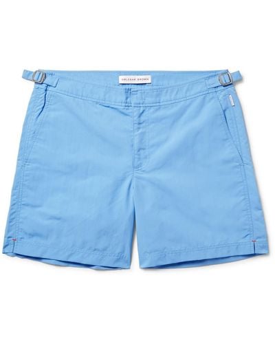 Orlebar Brown Bulldog Mid-length Swim Shorts - Blue