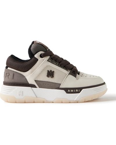 Amiri Ma-1 Chunky-sole Leather Low-top Sneakers - White