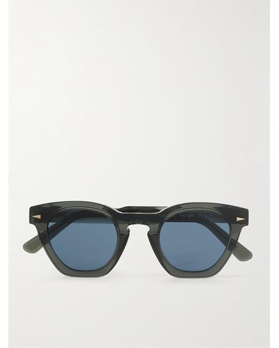 Ahlem Montorgueil Round-frame Acetate Sunglasses - Blue