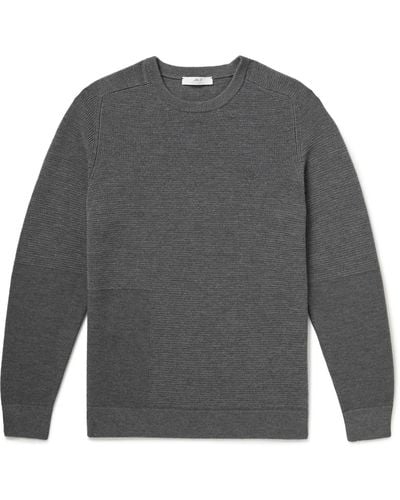 MR P. Merino Wool Sweater - Gray