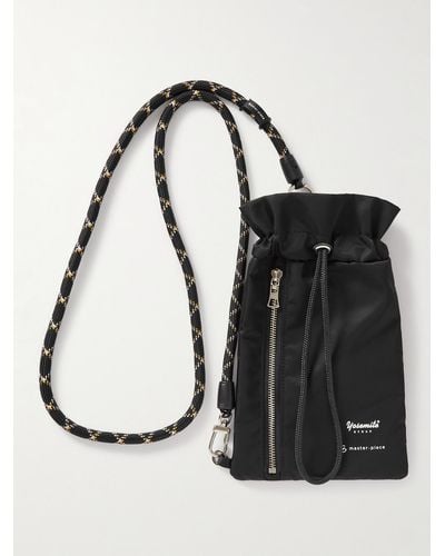 master-piece Yosemite Strap® Logo-detailed Nylon-twill Messenger Bag - Black