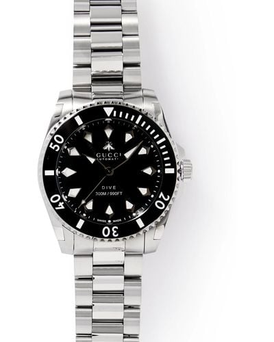 Gucci Dive 40mm Stainless Steel Watch - White