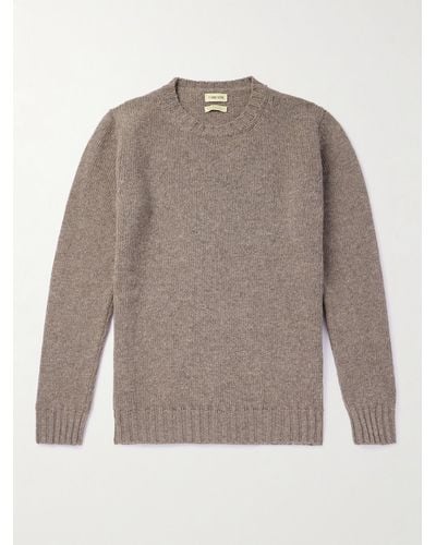 De Bonne Facture Wool Sweater - Grey