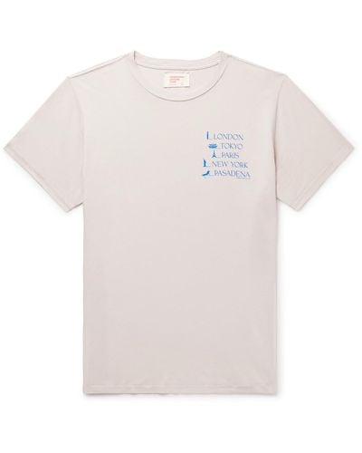 Pasadena Leisure Club Landmarks Logo-print Cotton-jersey T-shirt - White