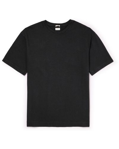 Massimo Alba Nevis Organic Cotton-jersey T-shirt - Black