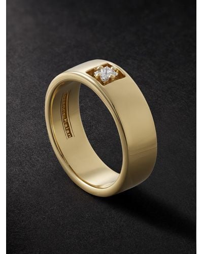 Suzanne Kalan Ring aus Gold mit Diamant - Schwarz