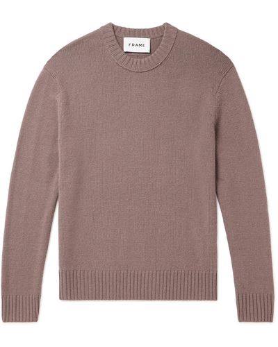 FRAME Cashmere Sweater - Brown