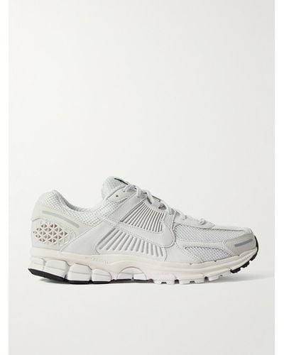 Nike Sneakers in mesh e pelle con finiture in gomma Zoom Vomero 5 - Bianco