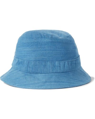 Universal Works Denim Bucket Hat - Blue