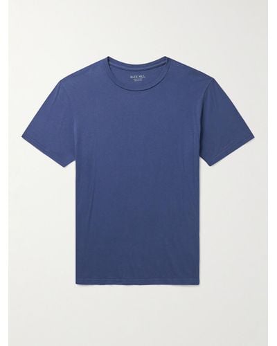 Alex Mill Mercer T-Shirt aus Baumwoll-Jersey - Blau