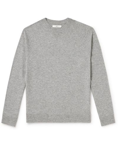 MR P. Wool And Cashmere-blend Sweater - Gray