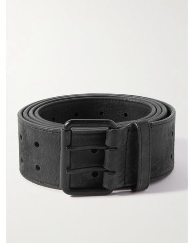 Balenciaga 5cm Leather Belt - Black