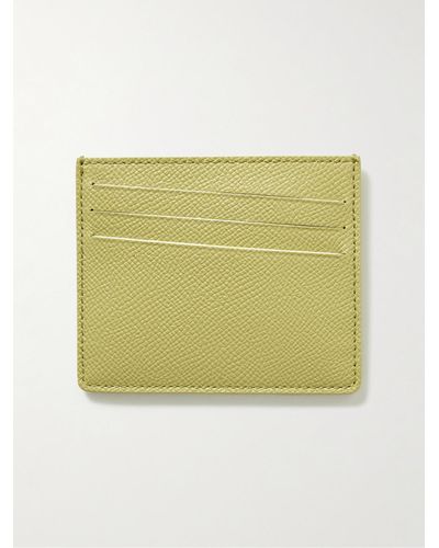Maison Margiela Leather Cardholder - Green