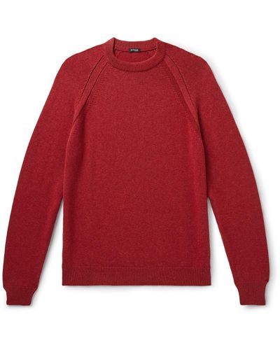 Kiton Cashmere Sweater - Red