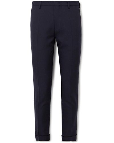 Paul Smith Slim-tapered Wool Suit Pants - Blue