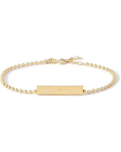 Alice Made This Charlie Gold-plated Id Bracelet - White