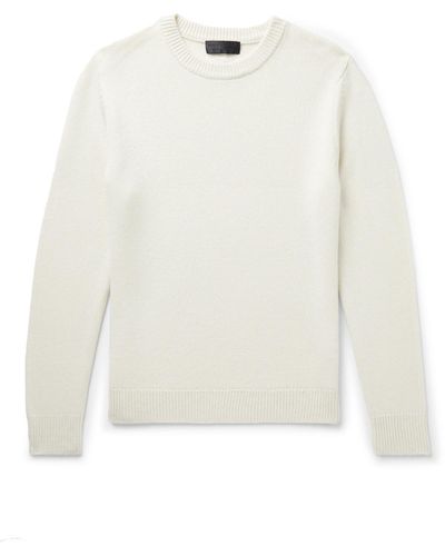 Nili Lotan Luca Cashmere Sweater - White