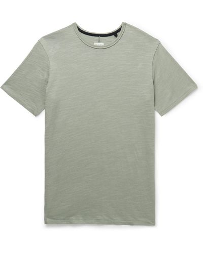 Rag & Bone Classic Flame Cotton-jersey T-shirt - Green