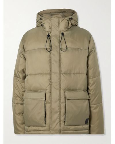 Edwin Nakkia Padded Quilted Ripstop Jacket - Green