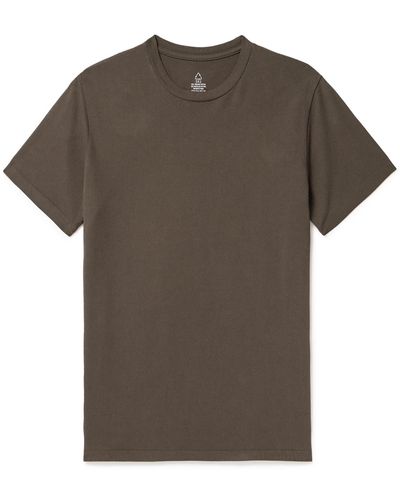 Save Khaki Recycled And Organic Cotton-jersey T-shirt - Gray