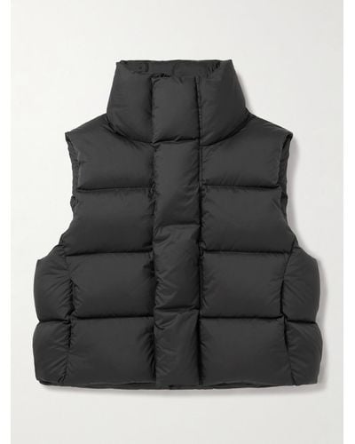 Entire studios Mml Quilted Shell Down Gilet - Black