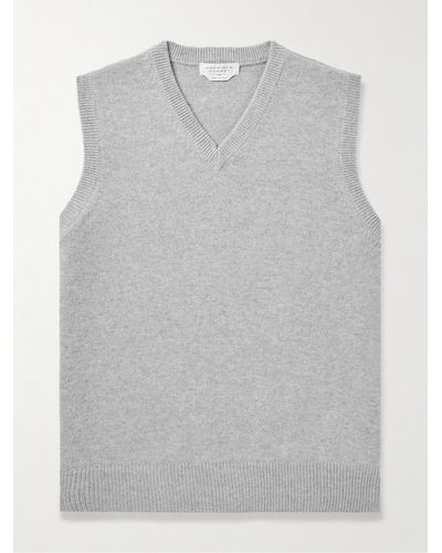 Gabriela Hearst Fielding Cashmere Sweater Vest - Grey