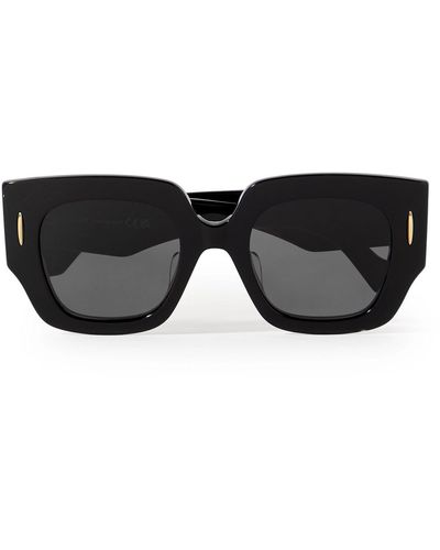 Loewe Oversized Square-frame Acetate Sunglasses - Black