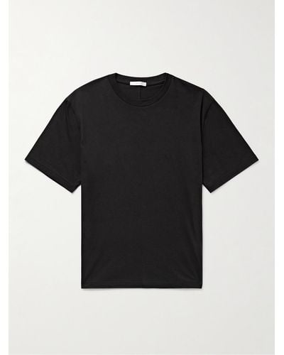 The Row Errigal T-Shirt aus Baumwoll-Jersey - Schwarz