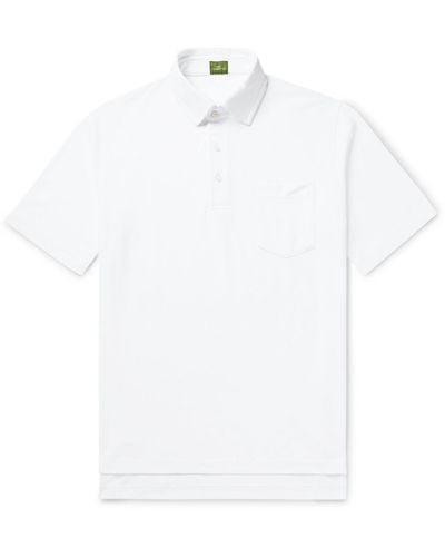 Sid Mashburn Pima Cotton-piqué Polo Shirt - White